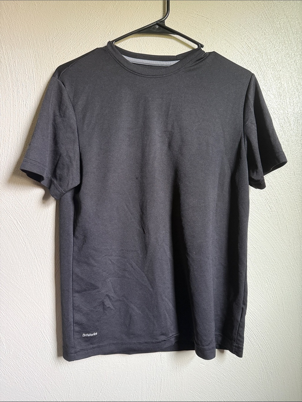 Black Dri-Fit Crew Neck Men's T-Shirt